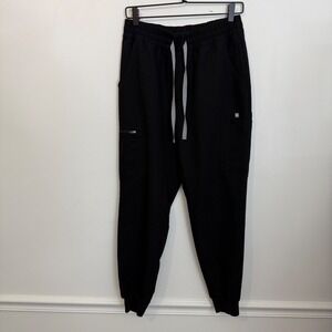 FIGS technical collection Black Jogger Scrub Pants Size Medium